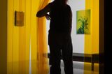 Golden Aperture with Anu by Fyerool Darma contemporary artwork sculpture