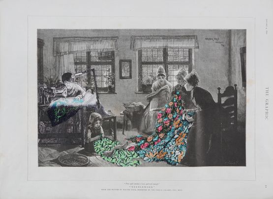 News From Nowhere Self Portrait by Aoyama Satoru contemporary artwork Mixed Media