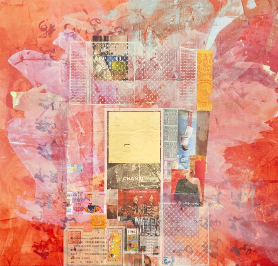 Burning Square Deeds for the dead by Mandy El-Sayegh contemporary artwork Painting