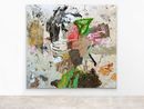 a dog can walk himself by Sebastian Silva contemporary artwork Painting