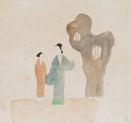 At Dusk by Wang Mengsha contemporary artwork Painting