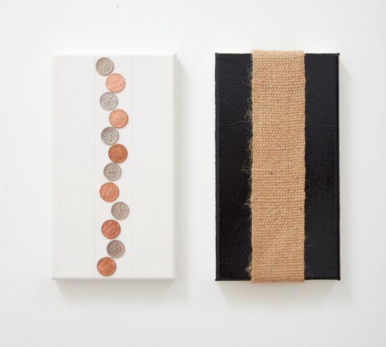 UNTITLED PAIR by John Nixon contemporary artwork Painting