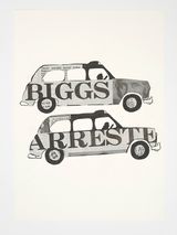 Biggs Arrested by Donald Urquhart contemporary artwork painting