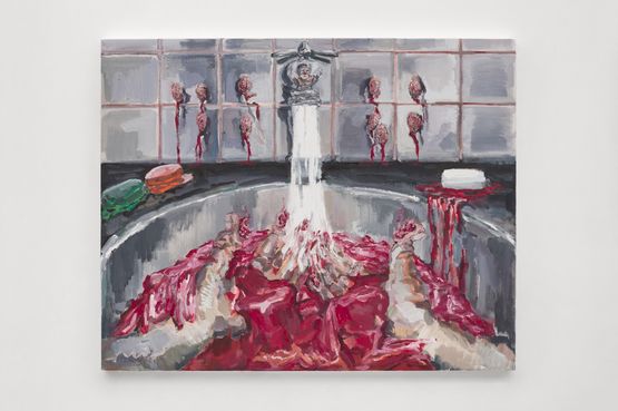 Reflexo dos 42 milhoes que lavaram as maos by Marcia Falcao contemporary artwork Painting