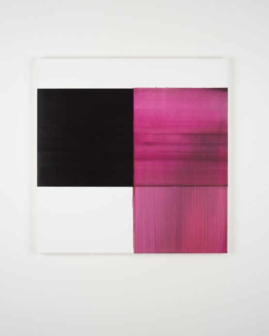 Exposed Painting Magenta by Callum Innes contemporary artwork Painting