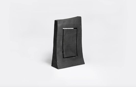 Cut Through Square by David Nash contemporary artwork Sculpture