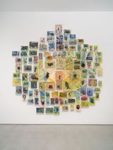 River Mirror to reclaim our past present and future selves totally by Firelei Baez contemporary artwork works on paper