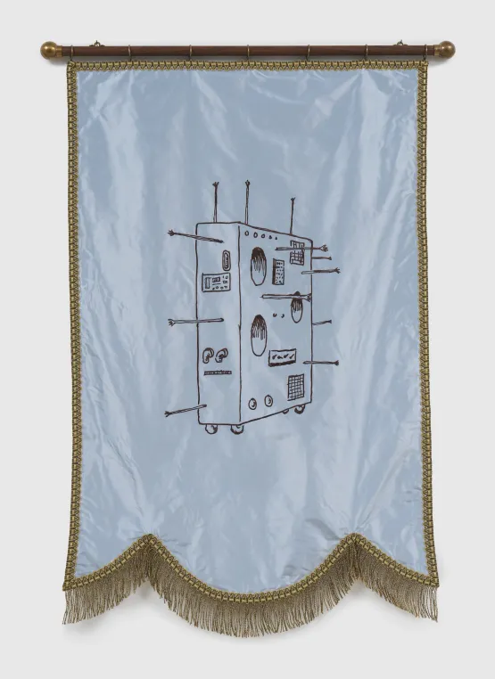 I Dreamed of The Art Trap by David Byrne contemporary artwork Textile