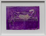 Under the Purple Sun by Azade Koker contemporary artwork mixed media