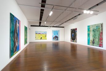 Contemporary art exhibition Jenny Watson Peripheral Vision at Roslyn Oxley9 Gallery Sydney Australia
