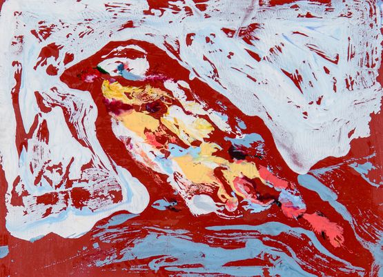 Oiseau laisse pour trace n107 22 by Clement Denis contemporary artwork Works on Paper