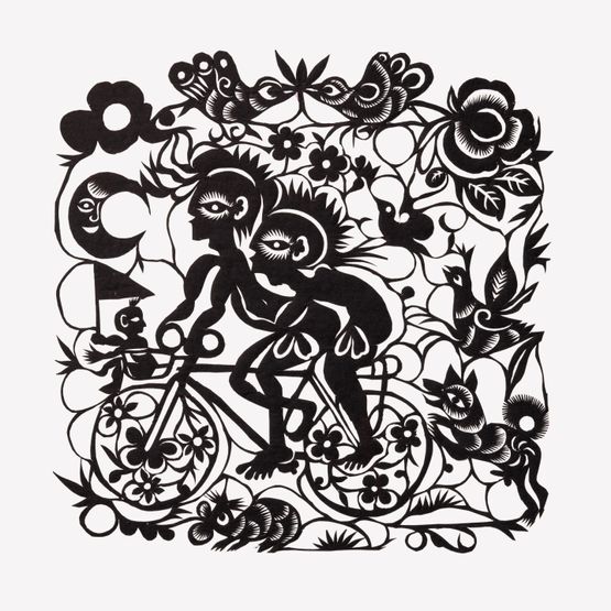 Joy by Xiyadie contemporary artwork Drawing