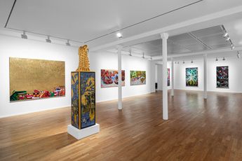 Contemporary art exhibition Herve di Rosa Idols and Treasures 2020  2024 at Templon 30 rue Beaubourg Paris France
