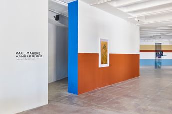 Contemporary art exhibition Paul Maheke Vanille Bleue at Goodman Gallery Johannesburg South Africa