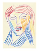 Face and Mask 44 by Carlos Amorales contemporary artwork drawing works on paper