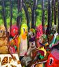 A Celebration for No Reason by Bjorn Calleja contemporary artwork Painting