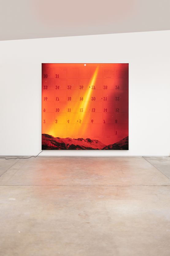 Aurora October by Mungo Thomson contemporary artwork Sculpture