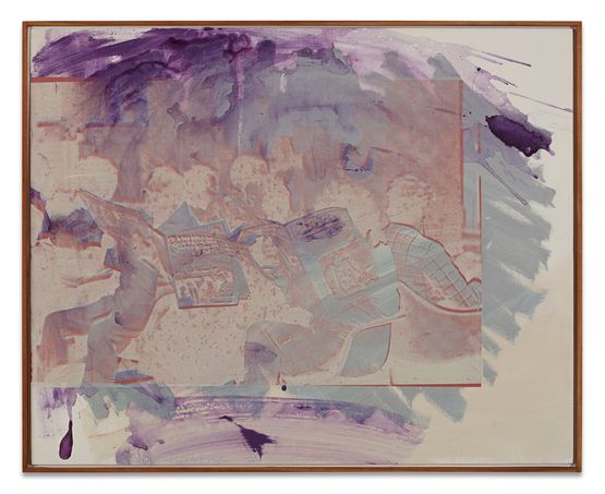 Untitled Salvage by Robert Rauschenberg contemporary artwork Painting