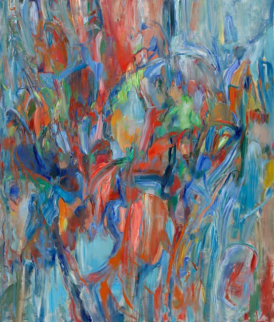 Leviathan III by Sabine Moritz contemporary artwork Painting