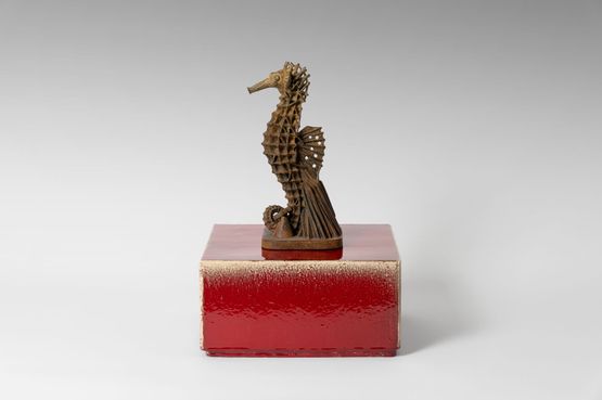 LHippocampe - Library version by Johan Creten contemporary artwork Sculpture