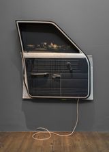 Drawing for Five Car Stud by Edward Kienholz contemporary artwork mixed media