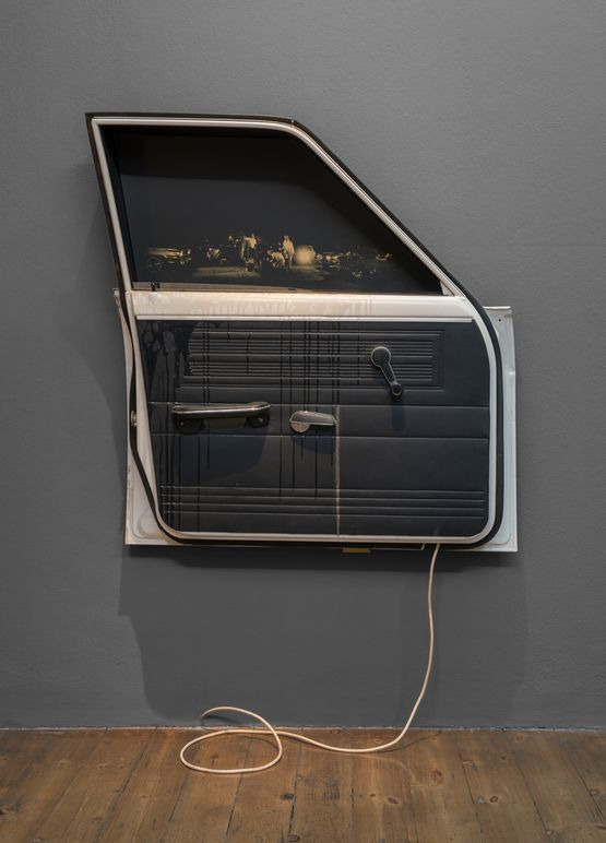 Drawing for Five Car Stud by Edward Kienholz contemporary artwork Mixed Media