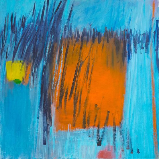 Blue Rain 2 by Chinyee contemporary artwork Painting