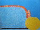 Being supported by one layer of the sky by Nobuko Watabiki contemporary artwork Painting