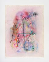 Automatism series Toe Sensation by Sawako Goda contemporary artwork drawing works on paper
