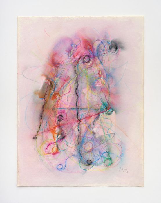 Automatism series Toe Sensation by Sawako Goda contemporary artwork Works on Paper