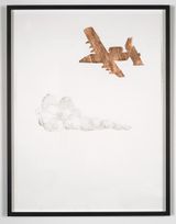 Stratospheric Aerosol Cloud Seeder by Caroline Rothwell contemporary artwork works on paper