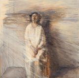 Kate in White Spring by Celia Paul contemporary artwork painting