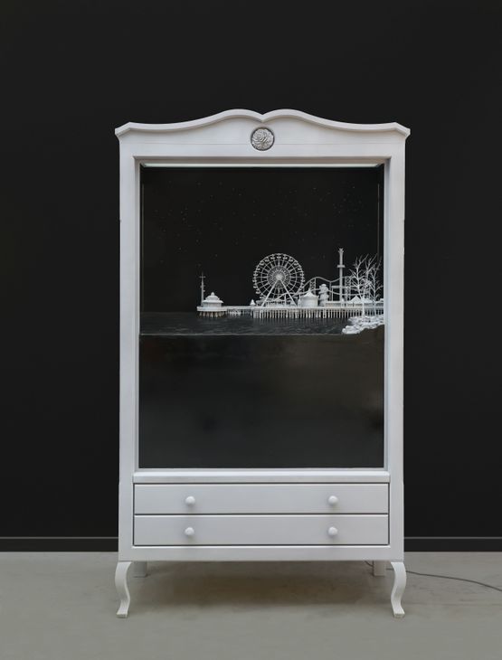 Wunderkammer The Pier by Hans Op De Beeck contemporary artwork Sculpture
