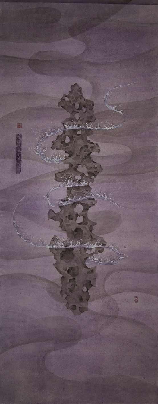 Graceful Flutterings by Ying Zhang contemporary artwork Painting