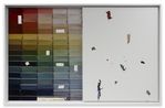 Markings from Paint Sample Chips by Analia Saban contemporary artwork Photography