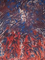 mewolo its all burned up by Saif Azzuz contemporary artwork painting