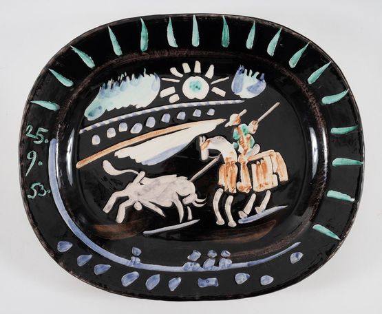 Corrida soleil A.R. 199 by Pablo Picasso contemporary artwork Sculpture