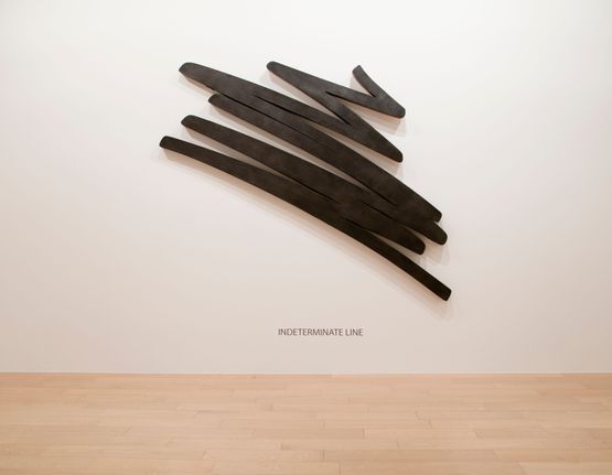 Indeterminate Line by Bernar Venet contemporary artwork Sculpture