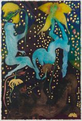 Afternoon with la Soufriere Prelude 4 by Chris Ofili contemporary artwork print