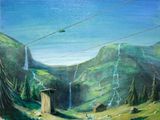Untitled The Valley by Martin Basher contemporary artwork painting