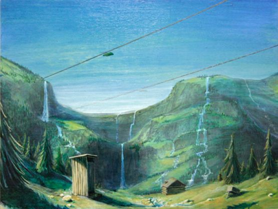Untitled The Valley by Martin Basher contemporary artwork Painting