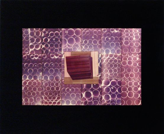 Hollow Pipes with Red Box by Barry Gerson contemporary artwork Print