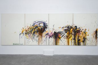 Contemporary art exhibition Su Dong Ping Landscapes of the Heart - The abstract art of Su Dong Ping at Pearl Lam Galleries Shanghai China