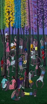 In the Woods with No Context by Kitti Narod contemporary artwork painting