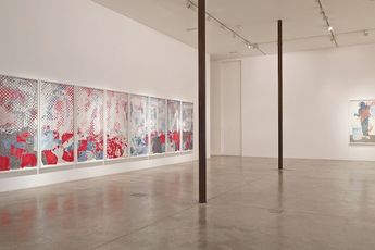 Contemporary art exhibition Christian Holstad Corrections at Victoria Miro Wharf Road London United Kingdom