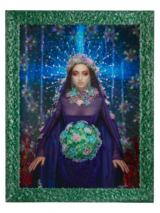 The Madonna of Corona Clara Benador by Pierre Et Gilles contemporary artwork Photography