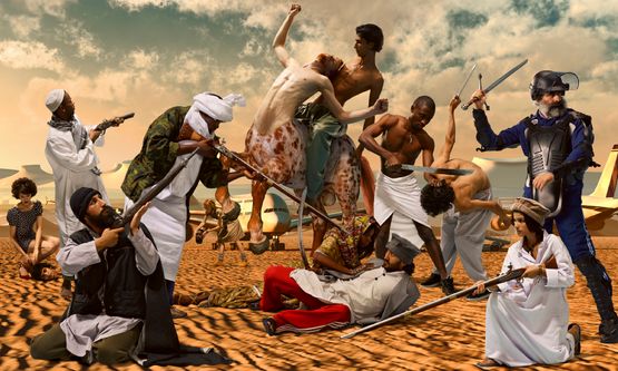 Allegoria Sacra The Battle by AESF contemporary artwork Photography