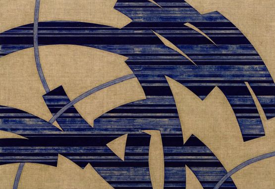 The Blue Flower by Lee Chae contemporary artwork Painting