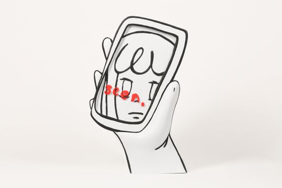2021 SORRY TO BOTHER by Yeo Kaa contemporary artwork Painting