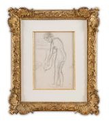 Nu a sa toilette by Pierre Bonnard contemporary artwork drawing